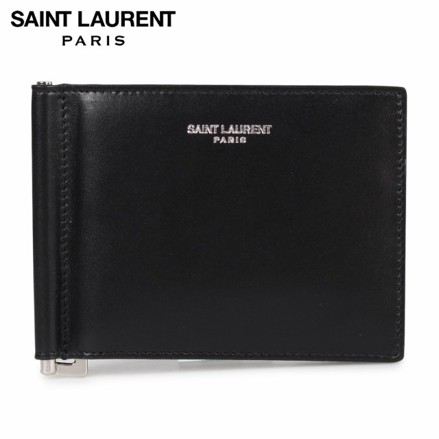 サンローラン パリ Saint Laurent Paris 財布 二つ折り マネークリップ メンズ Bill Clip Wallet ブラック 黒 u90nの通販はau Pay マーケット スニークオンラインショップ Au Pay マーケット店