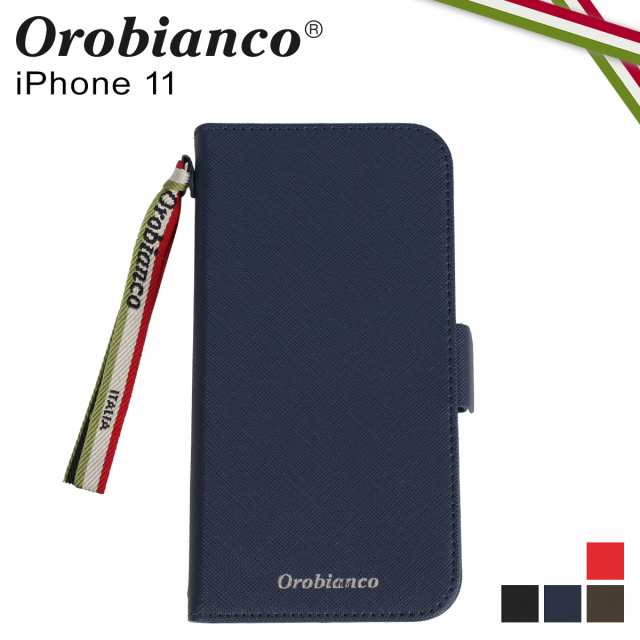 オロビアンコ Orobianco iPhone11 ケース スマホ 携帯 手帳型 アイフォン メンズ レディース サフィアーノ調｜au PAY  マーケット