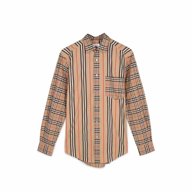 バーバリー Burberry シャツ 長袖 オックスフォードシャツ メンズ チェック ストライプ Shirts ベージュ の通販はau Pay マーケット スニークオンラインショップ Au Pay マーケット店