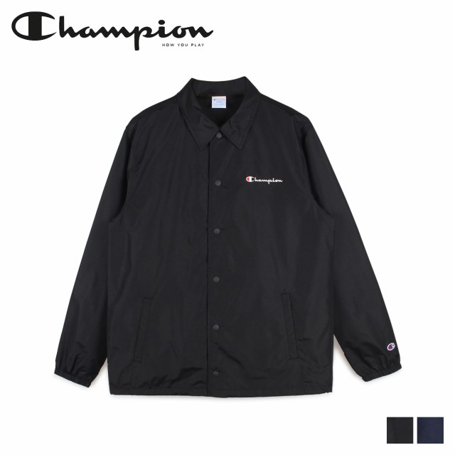 チャンピオン Champion ジャケット コーチジャケット アウター メンズ COACH JACKET ブラック ネイビー 黒  C3-R601の通販はau PAY マーケット - スニークオンラインショップ au PAY マーケット店