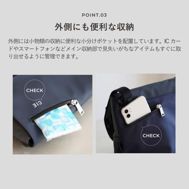 CIE シー バッグ ショルダーバッグ メンズ レディース 防水 撥水 軽量