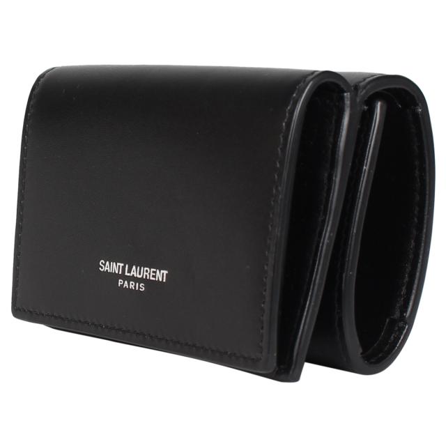 サンローラン パリ Saint Laurent Paris 財布 三つ折り ミニ財布 メンズ Wallet ブラック 黒 u90nの通販はau Pay マーケット スニークオンラインショップ Au Pay マーケット店