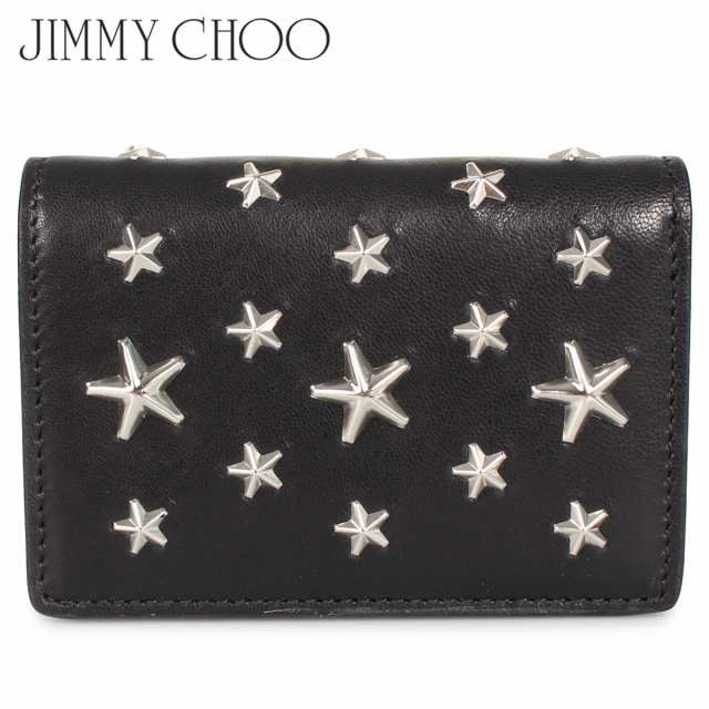 ジミーチュウ Jimmy Choo 財布 二つ折り ミニ財布 レディース スタッズ Wallet ブラック 黒 Jaxi Cstの通販はau Pay マーケット スニークオンラインショップ Au Pay マーケット店