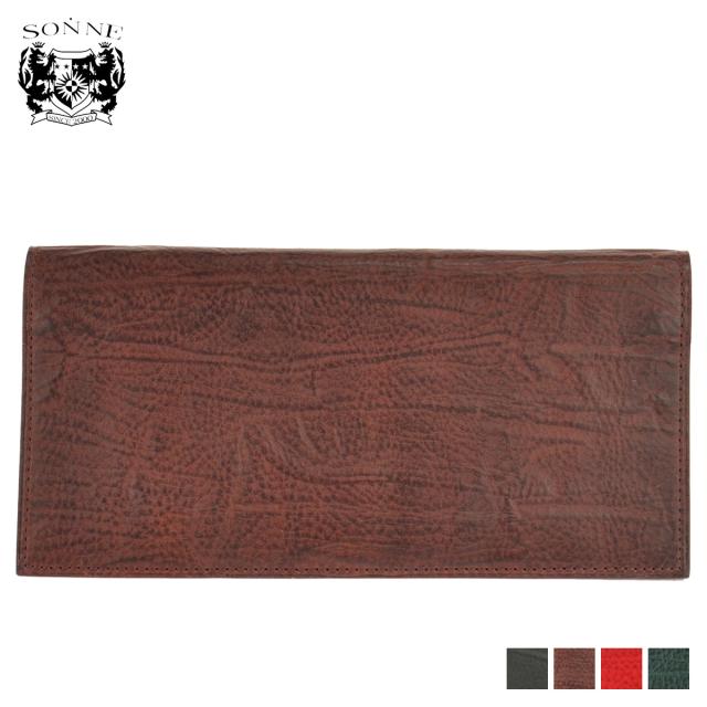 ゾンネ SONNE 財布 長財布 メンズ シロッコ SIROCCO WALLET ブラック ブラウン レッド グリーン 黒 SOD005B
