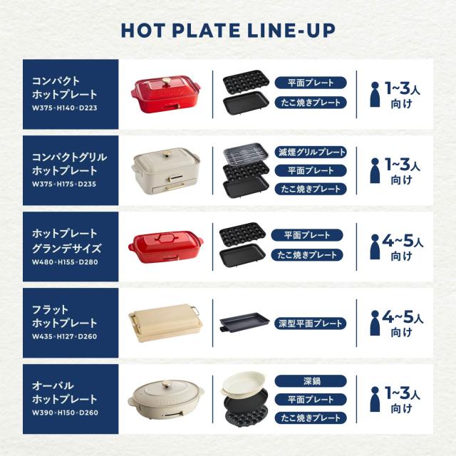 特典付き BRUNO ブルーノ ホットプレート オーバル たこ焼き器