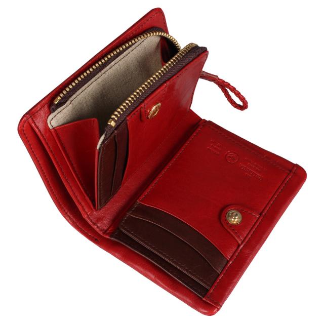 ラ ガレリア la GALLERIA 紙入れ 二つ折り メンズ 青木鞄 本革 L字ジッパー ARROSTO WALLET 2973