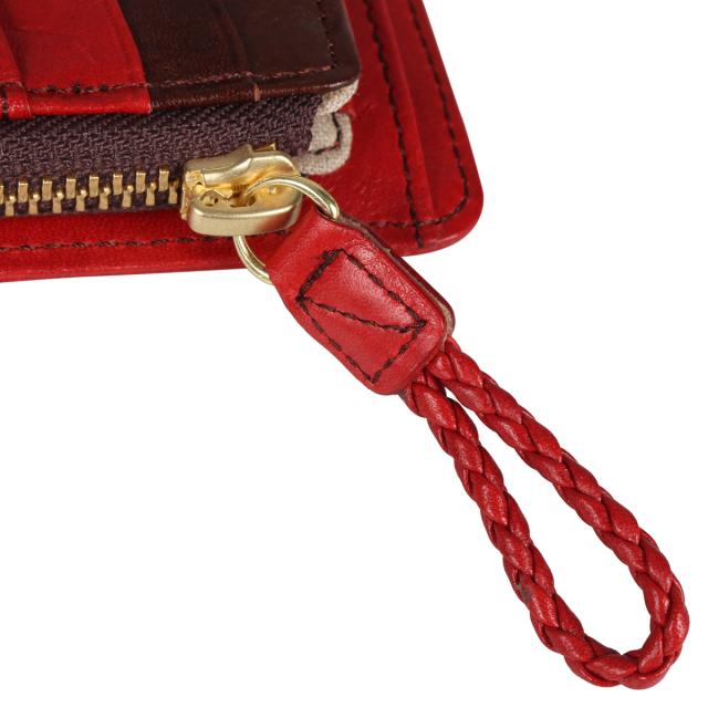 ラ ガレリア la GALLERIA 紙入れ 二つ折り メンズ 青木鞄 本革 L字ジッパー ARROSTO WALLET 2973