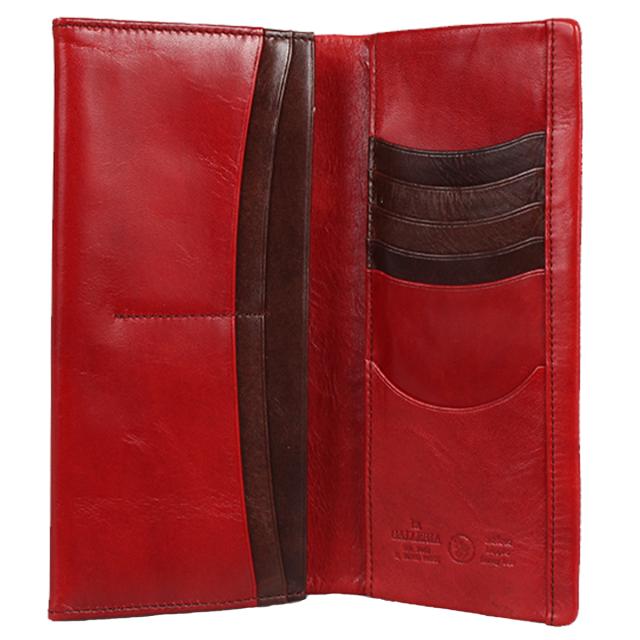ラ ガレリア la GALLERIA 長財布 メンズ 青木鞄 本革 ARROSTO LONG WALLET キャメル チョコ レッド ダーク ブルー 2974