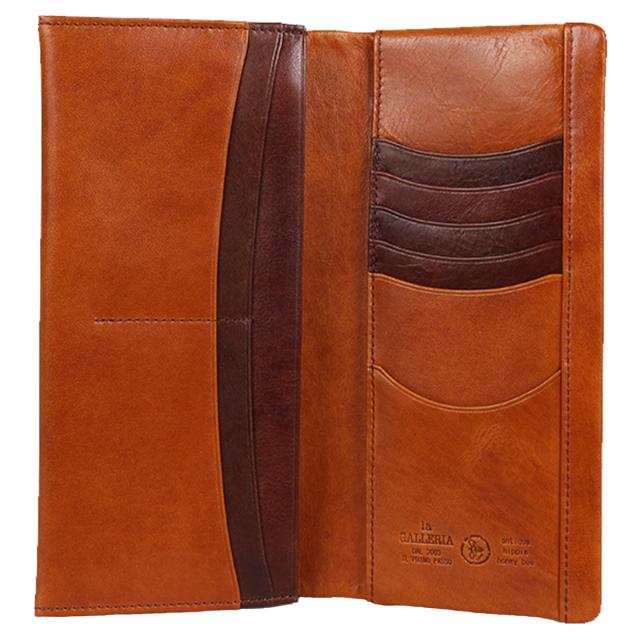 ラ ガレリア la GALLERIA 長財布 メンズ 青木鞄 本革 ARROSTO LONG WALLET キャメル チョコ レッド ダーク ブルー 2974