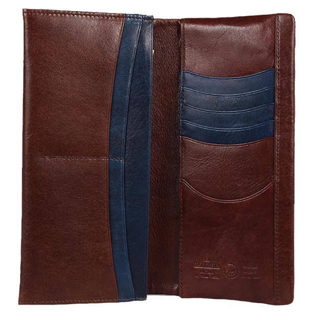 ラ ガレリア la GALLERIA 長財布 メンズ 青木鞄 本革 ARROSTO LONG WALLET キャメル チョコ レッド ダーク ブルー 2974