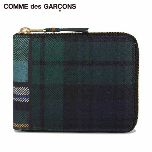 コムデギャルソン COMME des GARCONS 財布 二つ折り メンズ レディース ラウンドファスナー SA7100TPの通販は 21,800円
