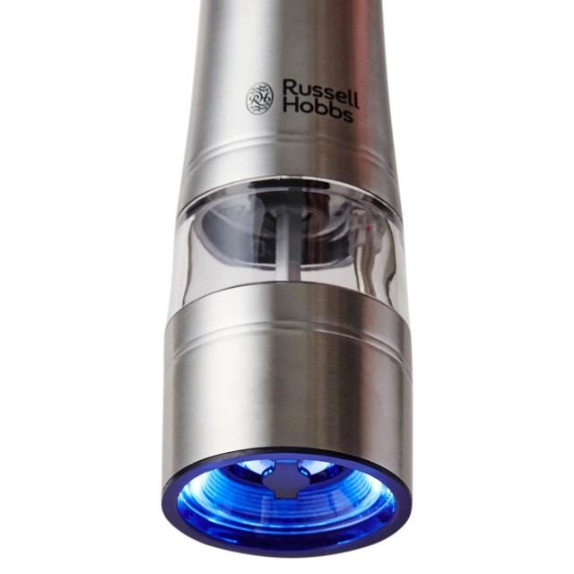 ラッセルホブス Russell Hobbs 電動ミル 電動ペッパーミル 電動ソルトミル 2本セット ライト付 岩塩 7922JP