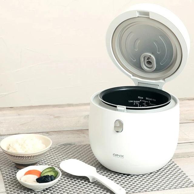 アイネクス スマートライスクッカー AX-RC3 低糖質 炊飯器 4合炊き コンパクト おしゃれ ワザあり買い物大百科