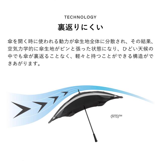 BLUNT ブラント 長傘 雨傘 65cm クラシック CLASSIC メンズ レディース
