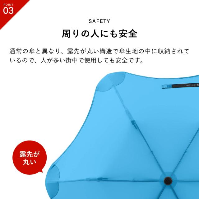 BLUNT ブラント 折りたたみ傘 雨傘 2段 55cm メトロ METRO メンズ
