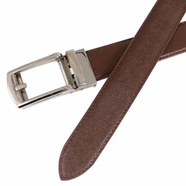 DAKS ダックス ベルト メンズ 本革 LEATHER BELT ブラック ダーク