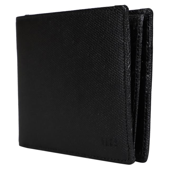 DAKS ダックス 二つ折り紙入れ メンズ WALLET 黒いこと 赤銅色 緑であること 黒 DP34414