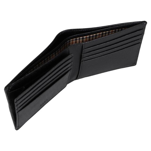 DAKS ダックス 二つ折り紙入れ メンズ WALLET 黒いこと 赤銅色 緑であること 黒 DP34414