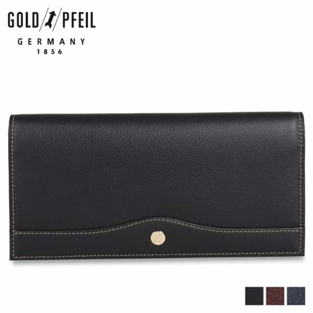 ゴールドファイル GOLD PFEIL 長財布 メンズ 本革 OXFORD ブラック