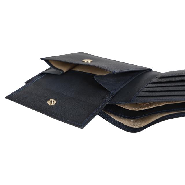 ゴールドファイル GOLD PFEIL 二つ折り財布 メンズ 本革 OXFORD ブラック ネイビー バーガンディー 黒 GP10320_8