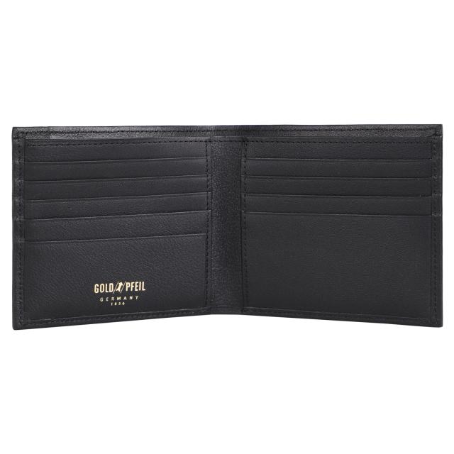 ゴールドファイル GOLD PFEIL 二つ折り財布 メンズ 本革 OXFORD ブラック バーガンディー 黒 GP10518