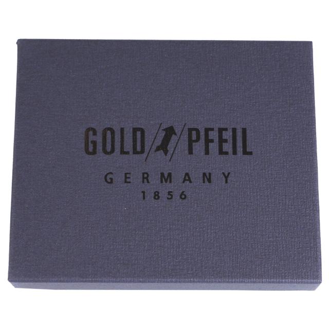ゴールドファイル GOLD PFEIL 二つ折り財布 メンズ 本革 OXFORD ブラック バーガンディー 黒 GP10518