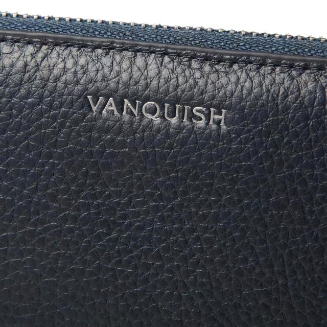 ヴァンキッシュ VANQUISH 長財布 メンズ 本革 ラウンドファスナー LONG