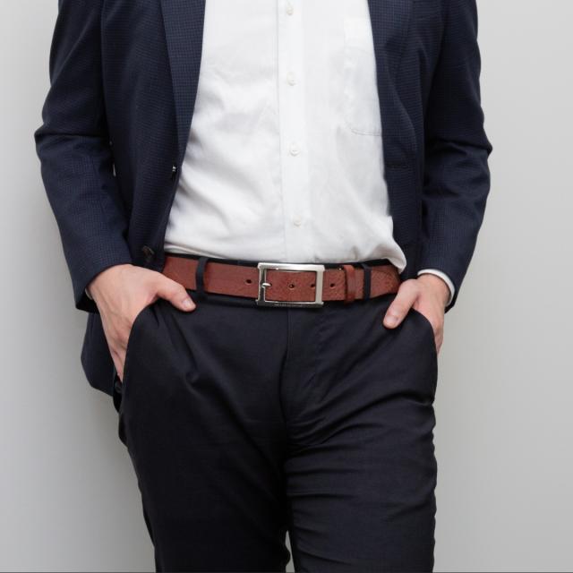 キャサリンハムネット ロンドン KATHARINE HAMNETT LONDON ベルト メンズ 本革 当社限定 マロッシ MALOSSI BELT KH-0060121IN_2