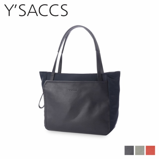 イザック YSACCS トートバッグ レディース Sサイズ SQUARE TOTE BAG ネイビー グレージュ ブラウン Y91-05-01 母の日