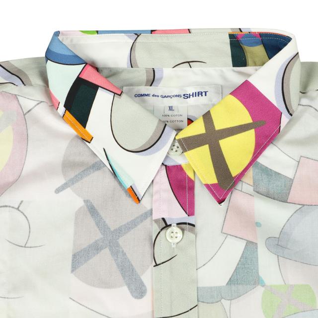コムデギャルソン シャツ Comme des Garcons SHIRT 長袖 カウズ コラボ KAWS FH-B022