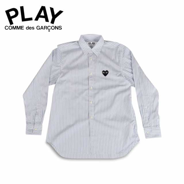 プレイ コムデギャルソン PLAY COMME des GARCONS シャツ 長袖 メンズ ストライプ ブラックハート ロゴ PLAY S  STRIPED SHIRT B020の通販はau PAY マーケット - スニークオンラインショップ au PAY マーケット店 | au PAY  マーケット－通販サイト