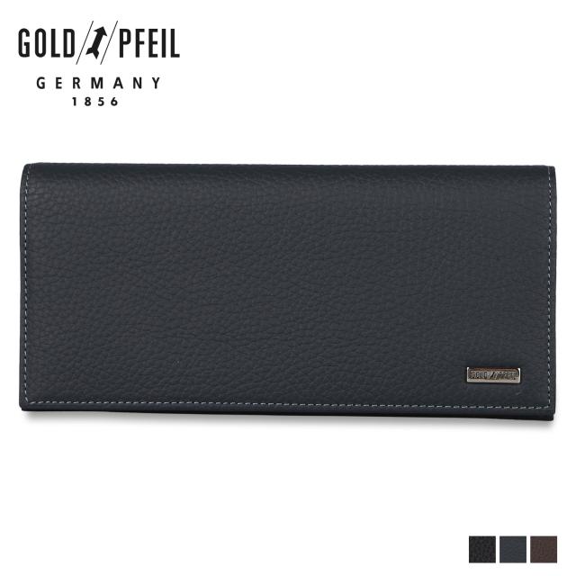 ゴールドファイル GOLD PFEIL 財布 長財布 メンズ 本革 SUPERIOR LONG WALLET ブラック ネイビー ダーク ブラウン 黒 GP24118の通販は