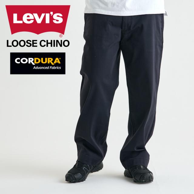 リーバイス LEVIS チノパン ワークパンツ ルーズ メンズ LOOSE CHINO ブラック 黒 A0970-0003の通販は