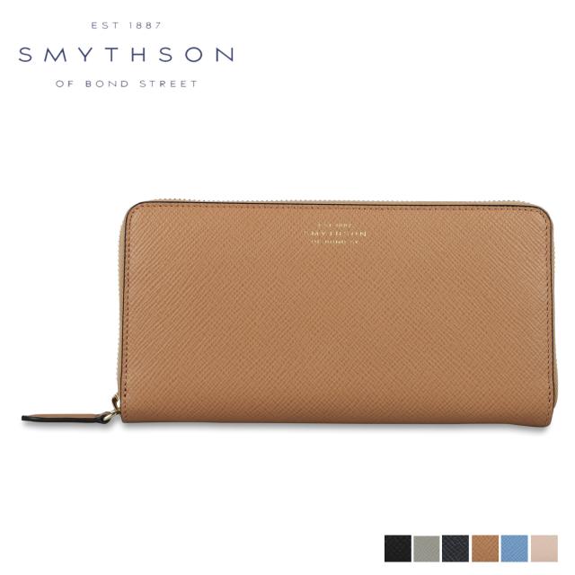スマイソン SMYTHSON 財布 長財布 パナマ レザージップ パース  