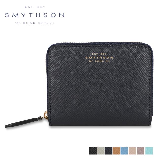 スマイソン SMYTHSON 財布 ケース 小銭入れ パナマ レザー ジップパース レディース 本革 ラウンドファスナー