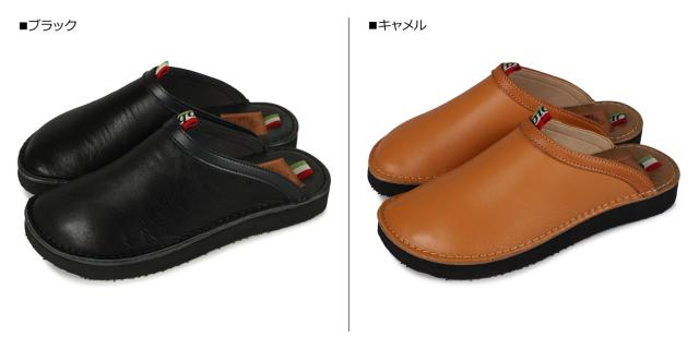 オロビアンコ Orobianco クロッグサンダル サボ スリッパ アズマ メンズ 本革ブラック キャメル 黒 AZUMA