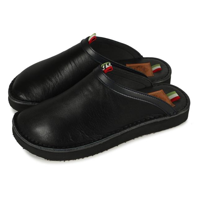 オロビアンコ Orobianco クロッグサンダル サボ スリッパ アズマ メンズ 本革ブラック キャメル 黒 AZUMA