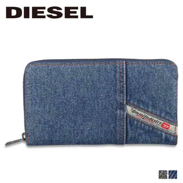 新品未使用】 DIESEL ディーゼル 長財布 インディゴブルー重量