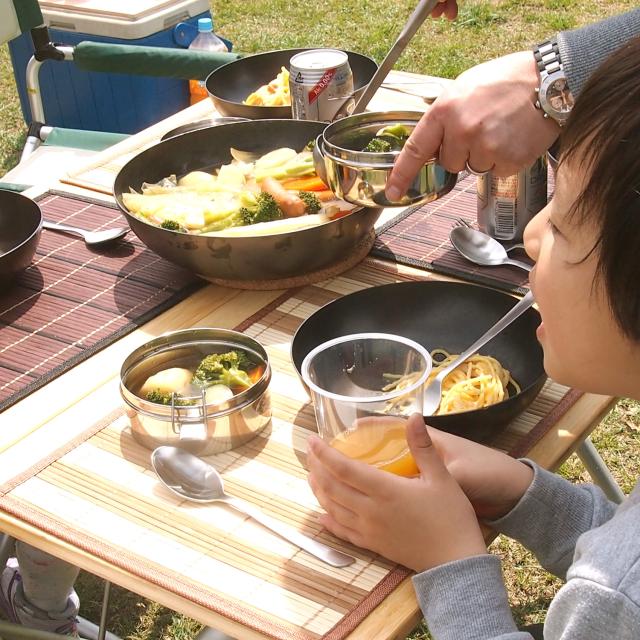 COCOpan ココパン フライパン 炒め 26糎 深型 IH 屁っ放り相応う 鉄 リバーともし火 極SONS C102-004