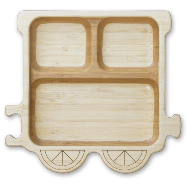 agney アグニー 子供 食器セット きかんしゃスペシャルセット 4点セット ベビー 赤ちゃん 天然素材 AG-124LCSSP_3