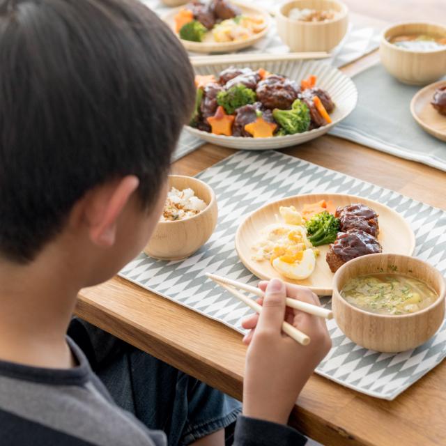 agney アグニー お食い初め 食器セット みやび 6点セット 天然素材 日本製 食洗器対応 AG-127MY_1