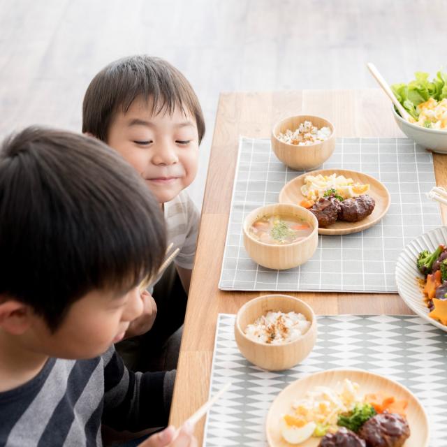agney アグニー お食い初め 食器セット みやび 6点セット 天然素材 日本製 食洗器対応 AG-127MY_2
