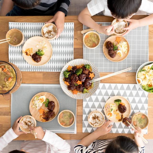 agney アグニー お食い初め 食器セット みやび 6点セット 天然素材 日本製 食洗器対応 AG-127MY_6