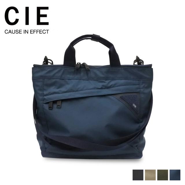 CIE シー ショルダーバッグ トートバッグ フロー メンズ レディース 斜め掛け ファスナー付き 防水 撥水 022103