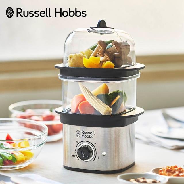 ラッセルホブス Russell Hobbs 蒸し器 ゆで卵メーカー クイック ミニ スチーマ 電気 ステンレス 3000JPの通販は 5,500円