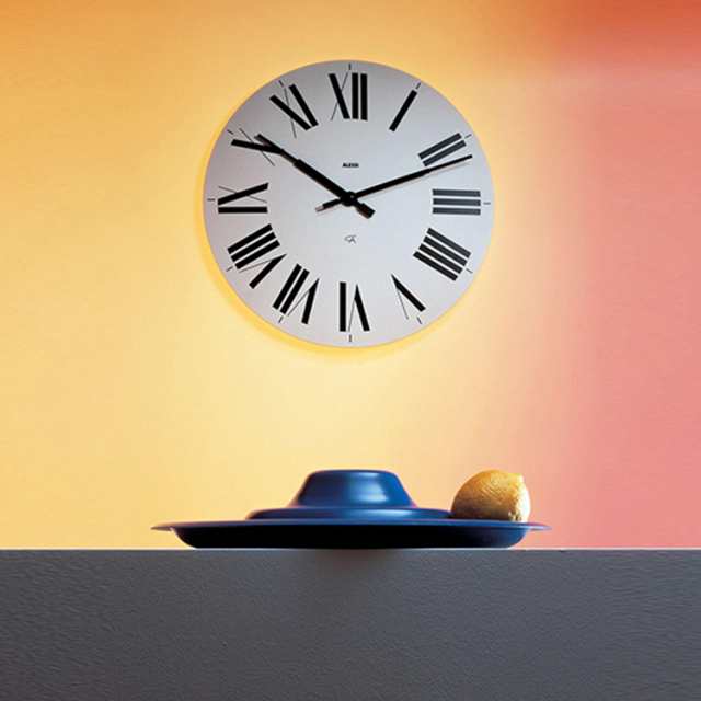 ALESSI アレッシィ 掛け時計 壁掛け アナログ 丸 WALL CLOCK ブラック