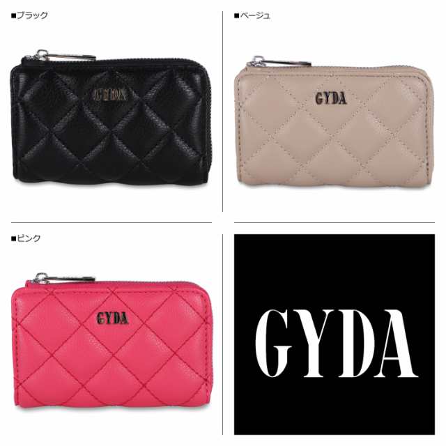 GYDA ジェイダ キーケース キーホルダー レディース L字ファスナー 5連 KEY CASE ブラック ベージュ ピンク 黒 GY-W063｜au  PAY マーケット