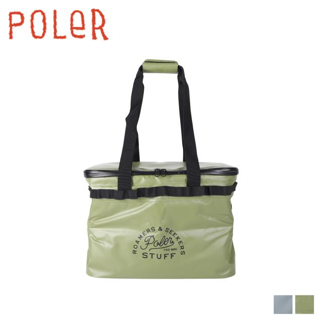 POLER ポーラー 収納ボックス コンテナバッグ クーラーボックス 蓋付き 防水 保冷 野外 MINI SOFT MULT CONTAINER 5221C040の通販は