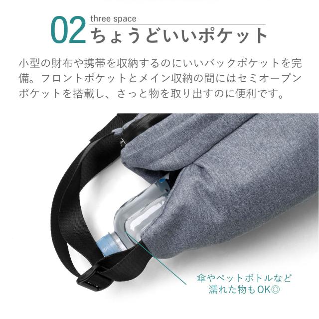 NIID ニード ショルダーバッグ ボディバッグ アン ロ プラス メンズ レディース 斜めがけ 撥水_3
