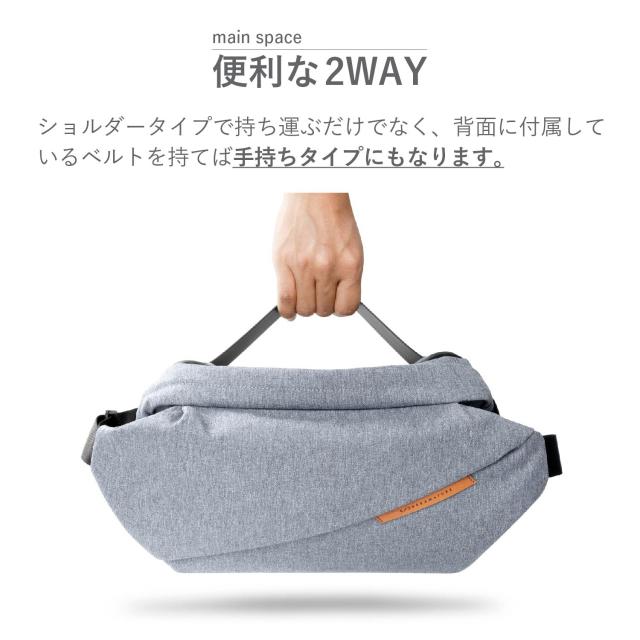 NIID ニード ショルダーバッグ ボディバッグ アン ロ プラス メンズ レディース 斜めがけ 撥水_6